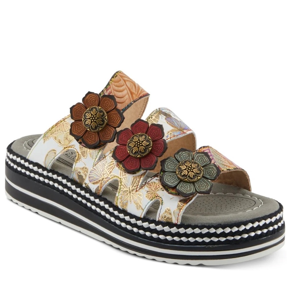 L’ARTISTE LEATHER SANDALS SIZE 10.5